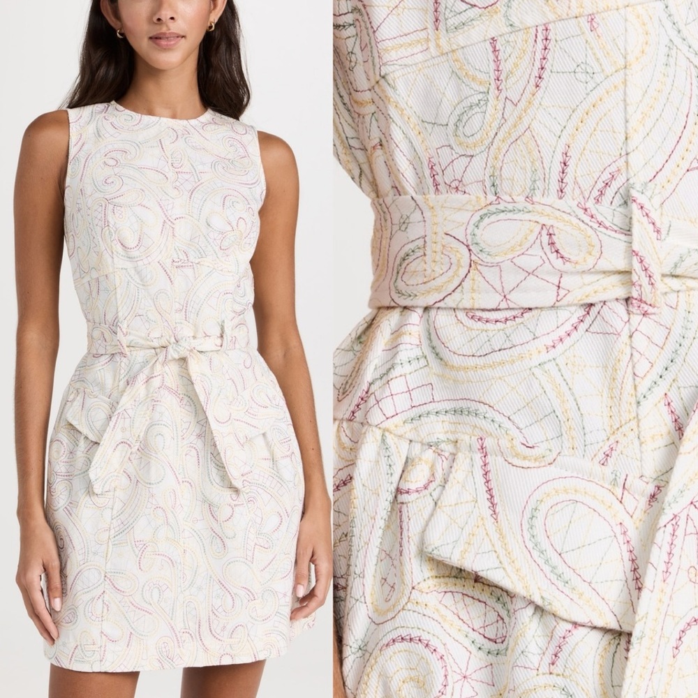Shoshanna | Zoey Dress | Sleeveless Embroidered Size 10 Petite